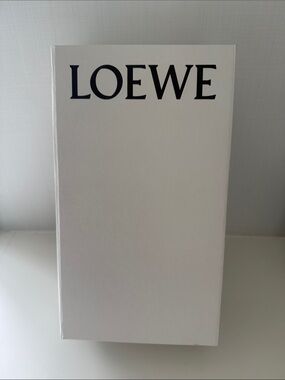 Loewe White Black Shoe Box Gift Box Id Card